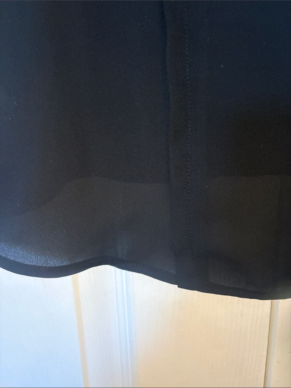 Maeve black flowy top with detailing - Picture 8 of 8